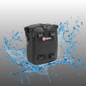 Bagtecs KH1 svart 10-liters motorsykkelryggsekk DI057